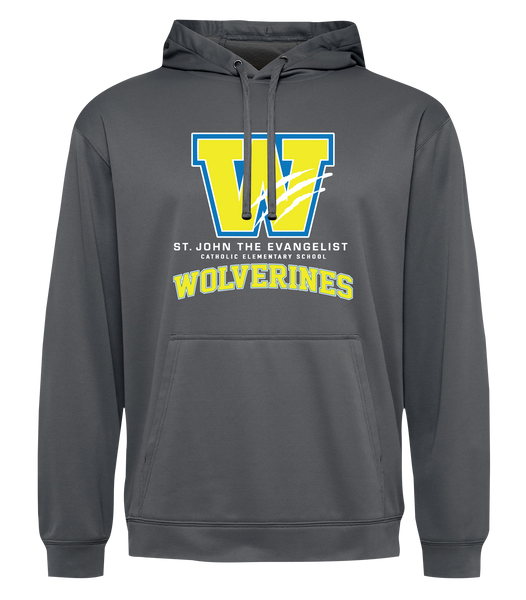St. John the Evangelist Wolverines Youth Dri-Fit Hoodie with Printed Logo