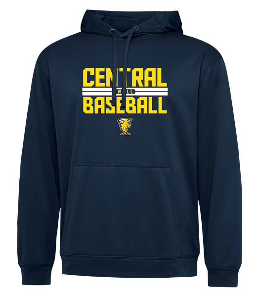 Central Baseball Adult Dri-Fit Hoodie With Printed Logo