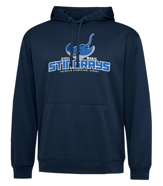 Stella Maris Stingrays Adult Dri-Fit Hoodie With Printed Logo
