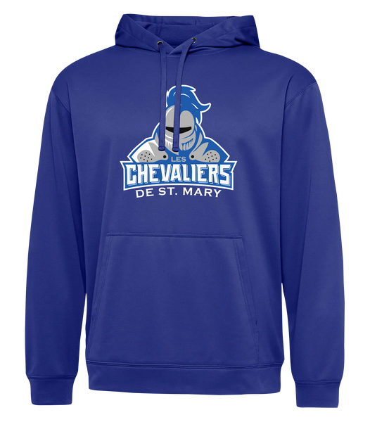 Les Chevaliers De St. Mary Adult Dri-Fit Hoodie With Printed Logo