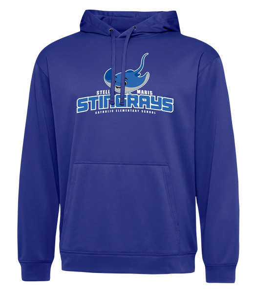 Stella Maris Stingrays Adult Dri-Fit Hoodie With Printed Logo