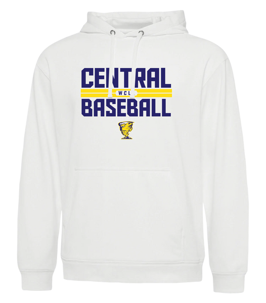 Central Baseball Adult Dri-Fit Hoodie With Printed Logo