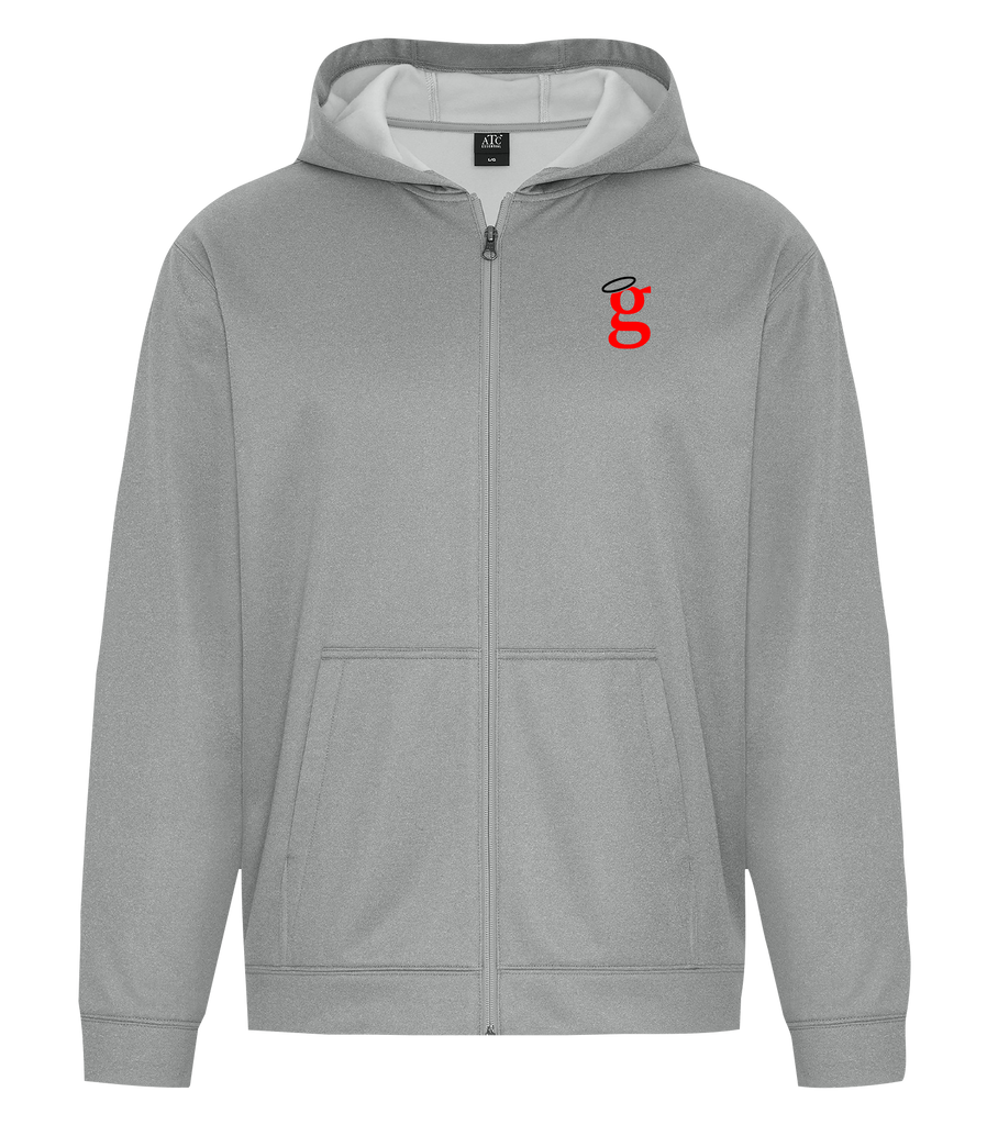 Guardians Adult Dri-Fit Full Zip Hooded Sweatshirt with Left Chest Embroidered Logo