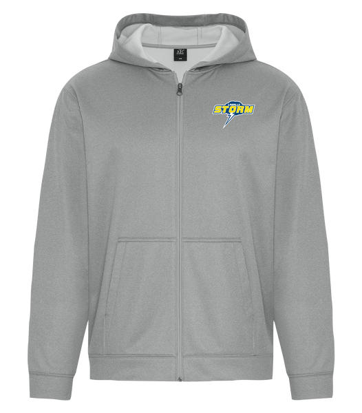 Storm Dri-Fit Full Zip Hooded Sweatshirt with Left Chest Embroidered Logo ADULT