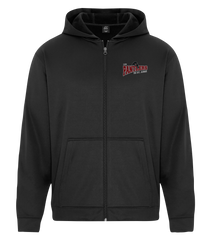 St. Anne Panthers Adult Dri-Fit Full Zip Hooded Sweatshirt with Left Chest Embroidered Logo