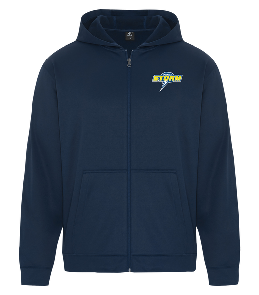 Storm Dri-Fit Full Zip Hooded Sweatshirt with Left Chest Embroidered Logo ADULT