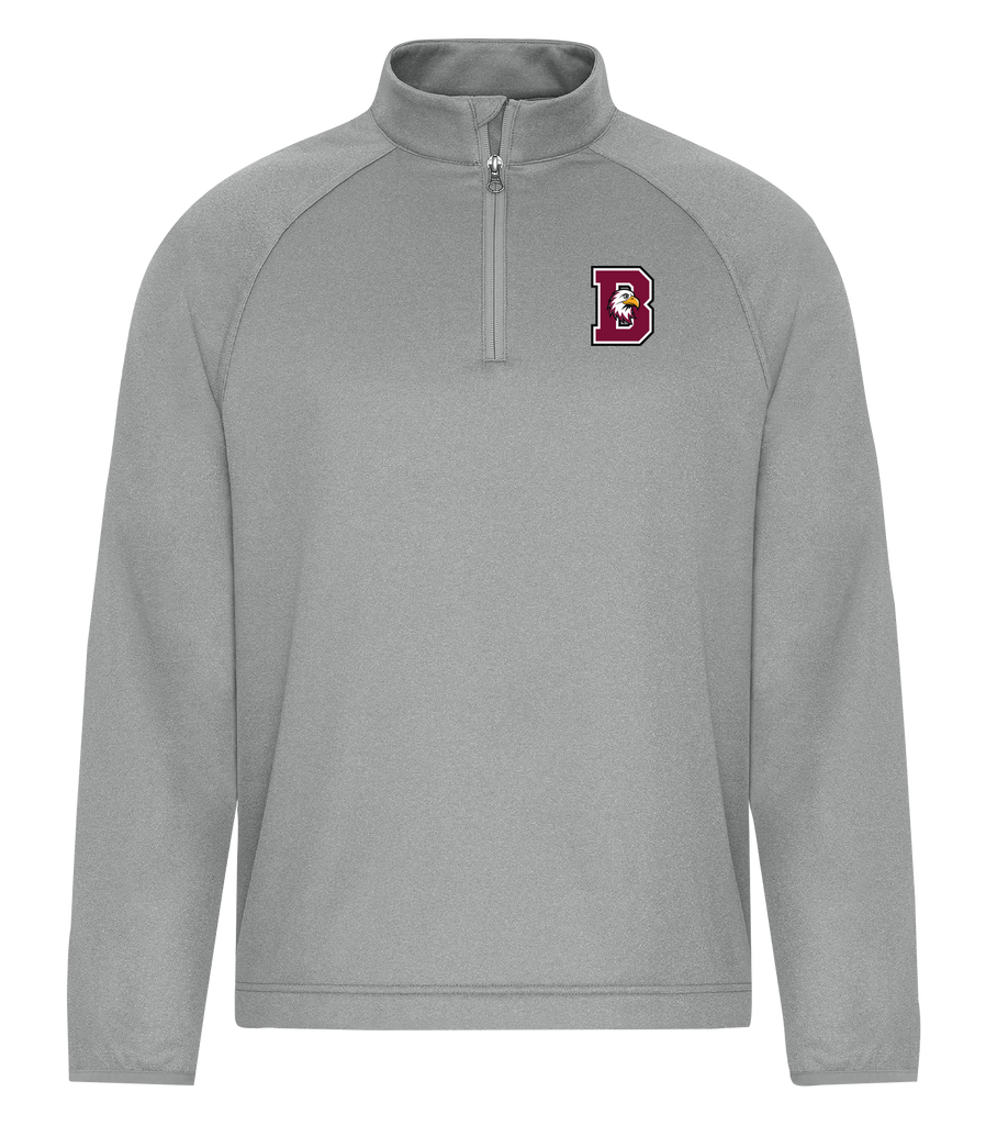 St. John de Brebeuf Adult Dri-Fit Performance Quarter-Zip Sweatshirt with Left Chest Embroidered Logo