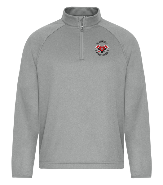 Glenwood Adult Dri-Fit Performance Quarter-Zip Sweatshirt with Left Chest Embroidered Logo