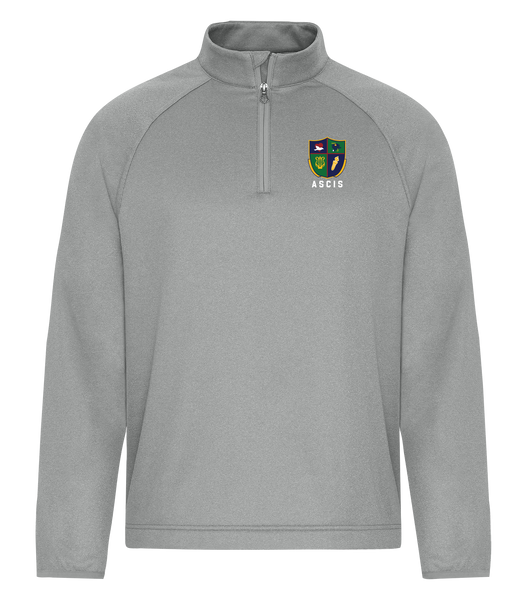 Ste. Cécile Adult Dri-Fit Performance Quarter-Zip Sweatshirt with Left Chest Embroidered Logo