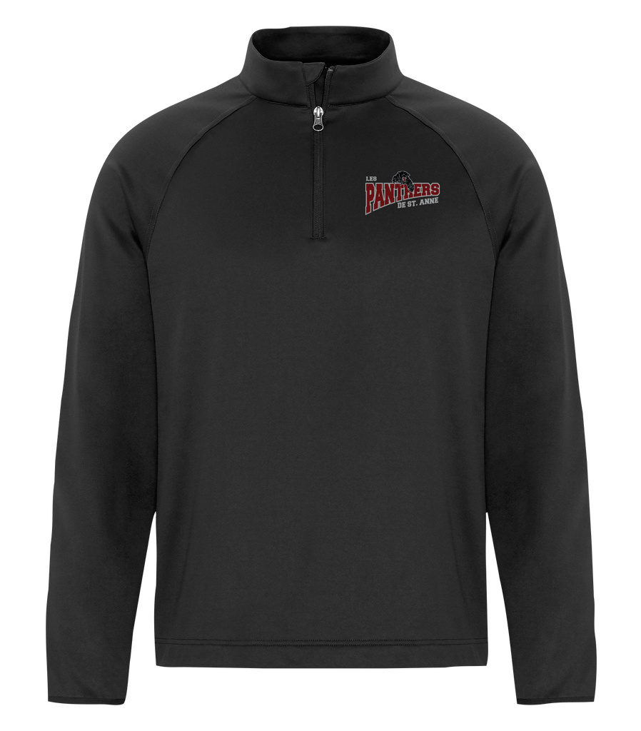 St. Anne Panthers Adult Dri-Fit Performance Quarter-Zip Sweatshirt with Left Chest Embroidered Logo