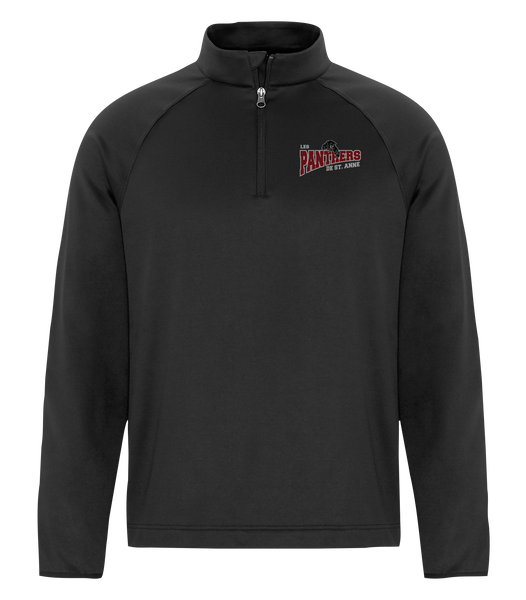 St. Anne Panthers Adult Dri-Fit Performance Quarter-Zip Sweatshirt with Left Chest Embroidered Logo