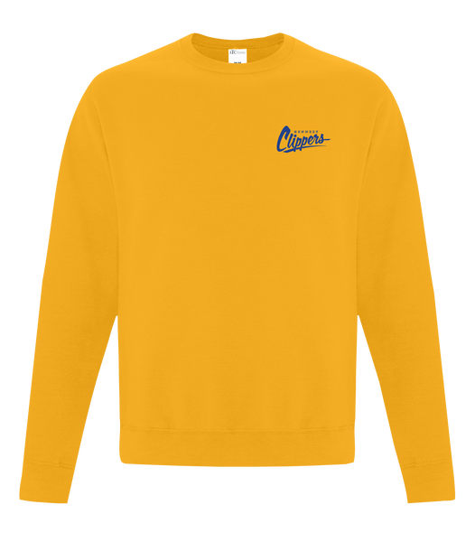 Kennedy Clippers Adult Fleece Crewneck with Embroidered Logo