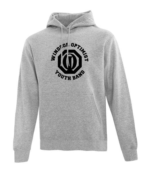 Windsor Optimist Band Adult Cotton Pull Over Hooded Sweatshirt with Printed Logo