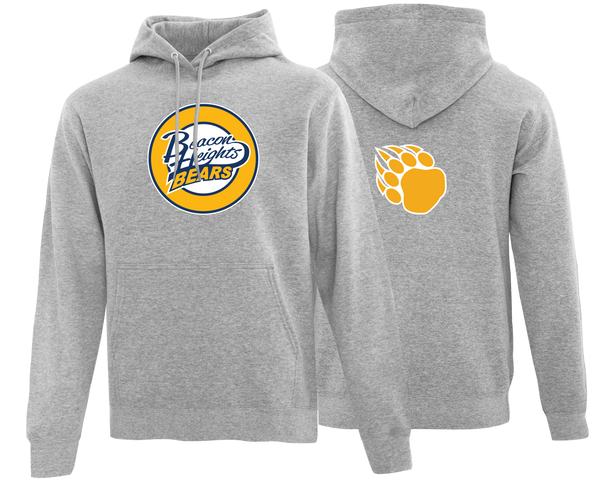 Beacon Heights Badge Adult Cotton Pull Over Hooded Sweatshirt with Printed Logo