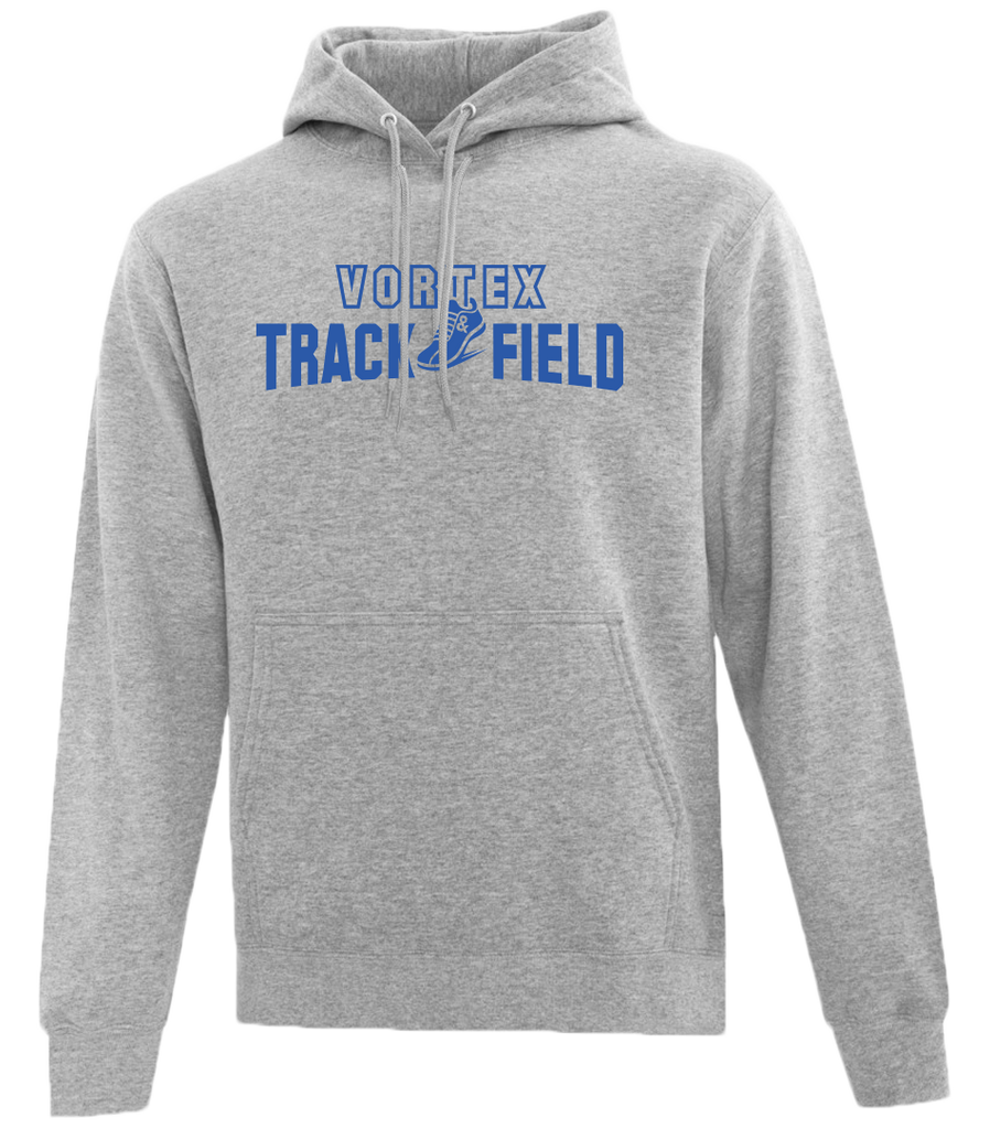Vortex Track & Field Adult Cotton Hoodie With Printed Logos