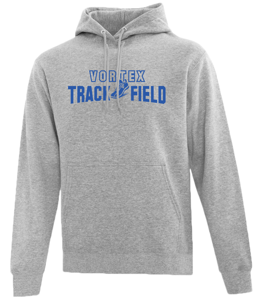 Vortex Track & Field Adult Cotton Hoodie With Printed Logos
