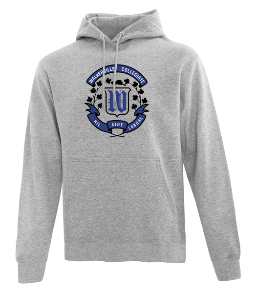 Walkerville Collegiate Institute Adult Cotton Pull Over Hooded Sweatshirt with Printed Logo