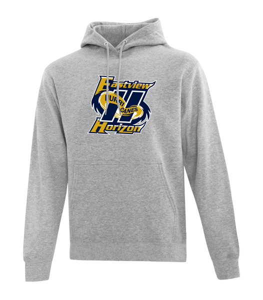 Eastview Horizon Adult Cotton Pull Over Hooded Sweatshirt with Printed Logo