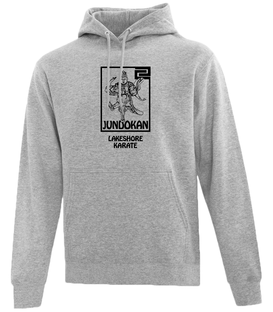 Lakeshore Karate Adult Cotton Pull Over Hooded Sweatshirt with Printed Logo