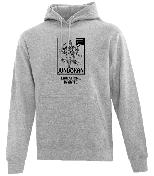 Lakeshore Karate Adult Cotton Pull Over Hooded Sweatshirt with Printed Logo