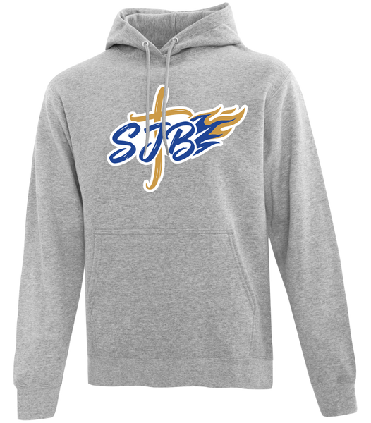 St. John the Baptist Adult Cotton Pull Over Hooded Sweatshirt with Printed Logo