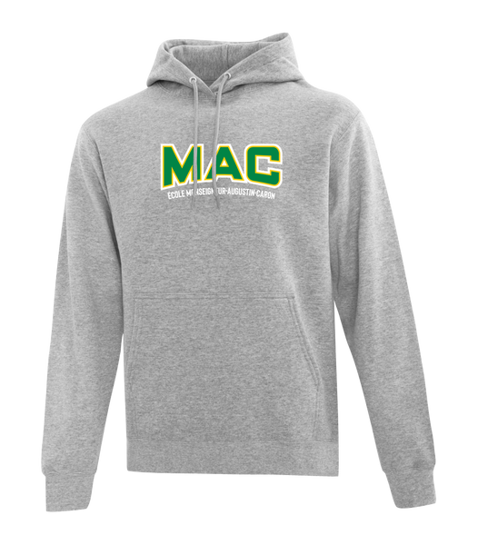 MAC Cotton Pull Over Hooded Sweatshirt with Embroidered Logo ADULT
