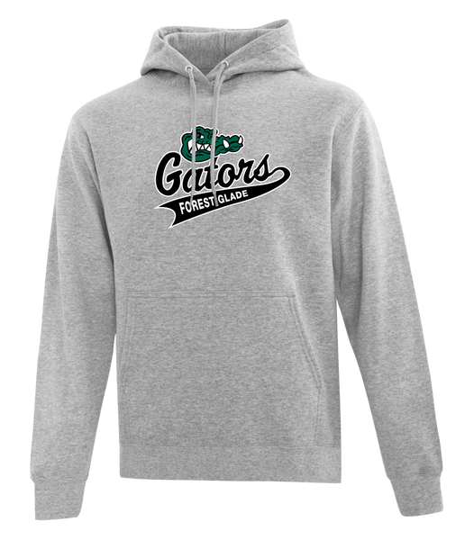 Forest Glade Youth Cotton Pull Over Hooded Sweatshirt with Printed Logo