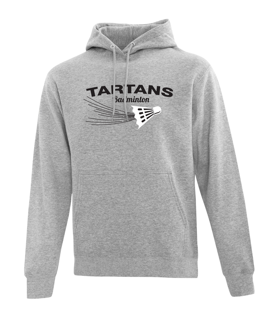 Tartans Badminton Adult Cotton Pull Over Hooded Sweatshirt with Printed Logo