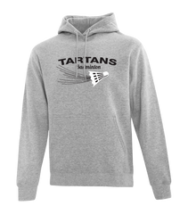 Tartans Badminton Adult Cotton Pull Over Hooded Sweatshirt with Printed Logo