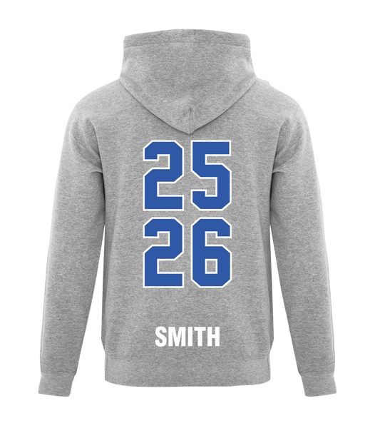 TVA Student Parliament Adult Cotton Pull Over Hooded Sweatshirt with Printed Logo