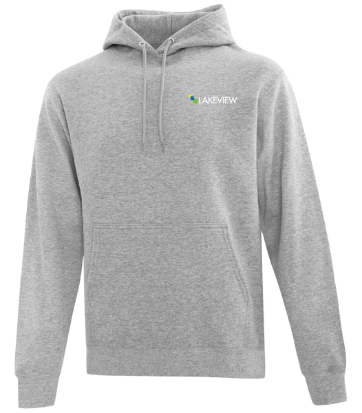 Lakeview Adult Cotton Pull Over Hooded Sweatshirt with Printed Logo