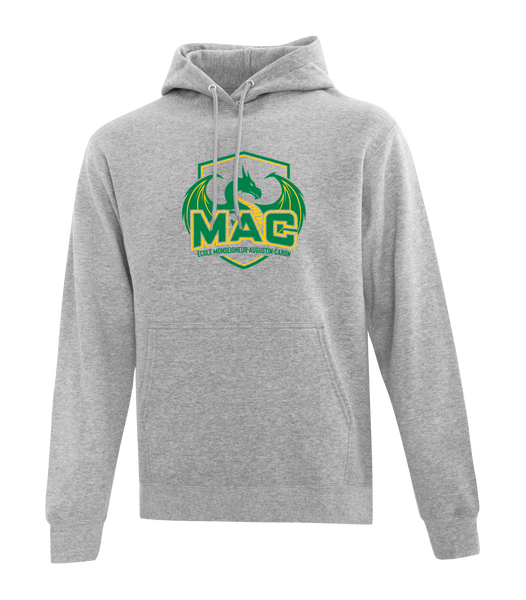 MAC Cotton Pull Over Hooded Sweatshirt with Printed Logo ADULT