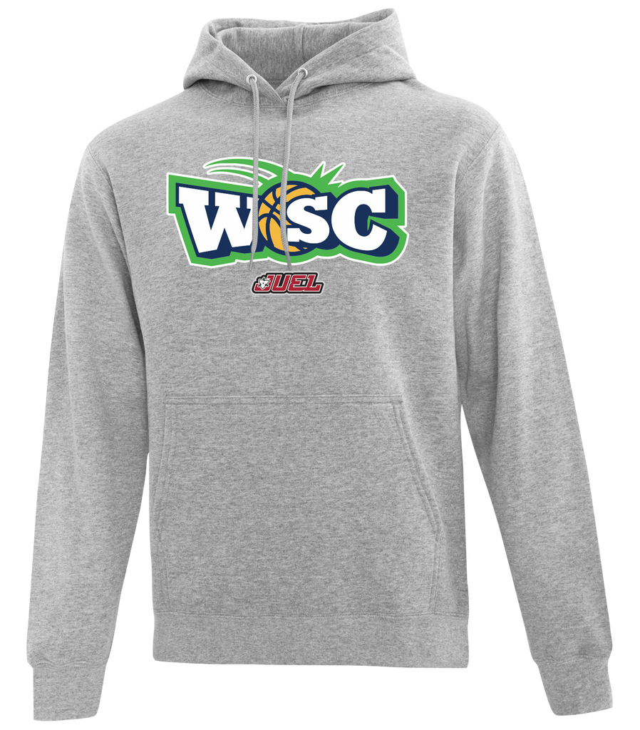 WSC Adult Cotton Pull Over Hooded Sweatshirt with Printed Logo