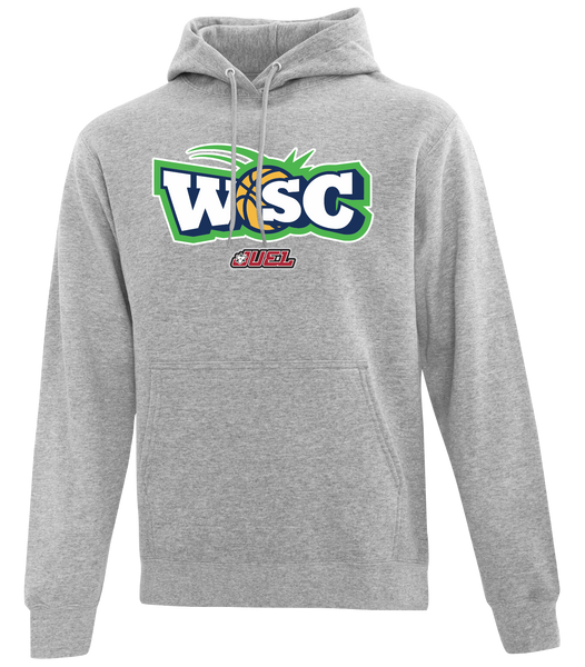 WSC Adult Cotton Pull Over Hooded Sweatshirt with Printed Logo