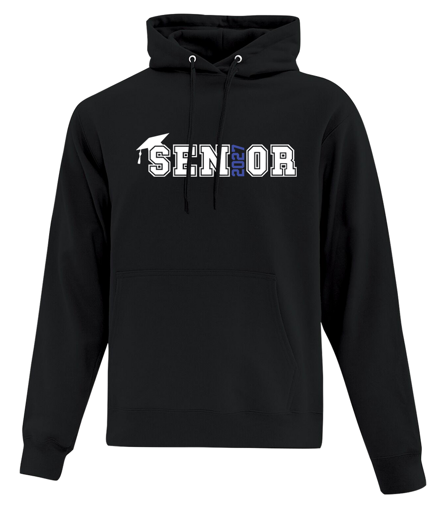 "Senior 2026" Walkerville Collegiate Institute Adult Cotton Pull Over Hooded Sweatshirt with Printed Logo