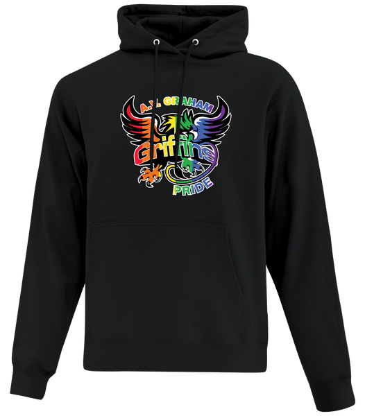 Griffins Pride Adult Cotton Hoodie With Printed Logo