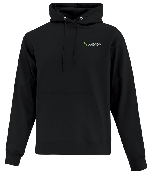 Lakeview Adult Cotton Pull Over Hooded Sweatshirt with Printed Logo