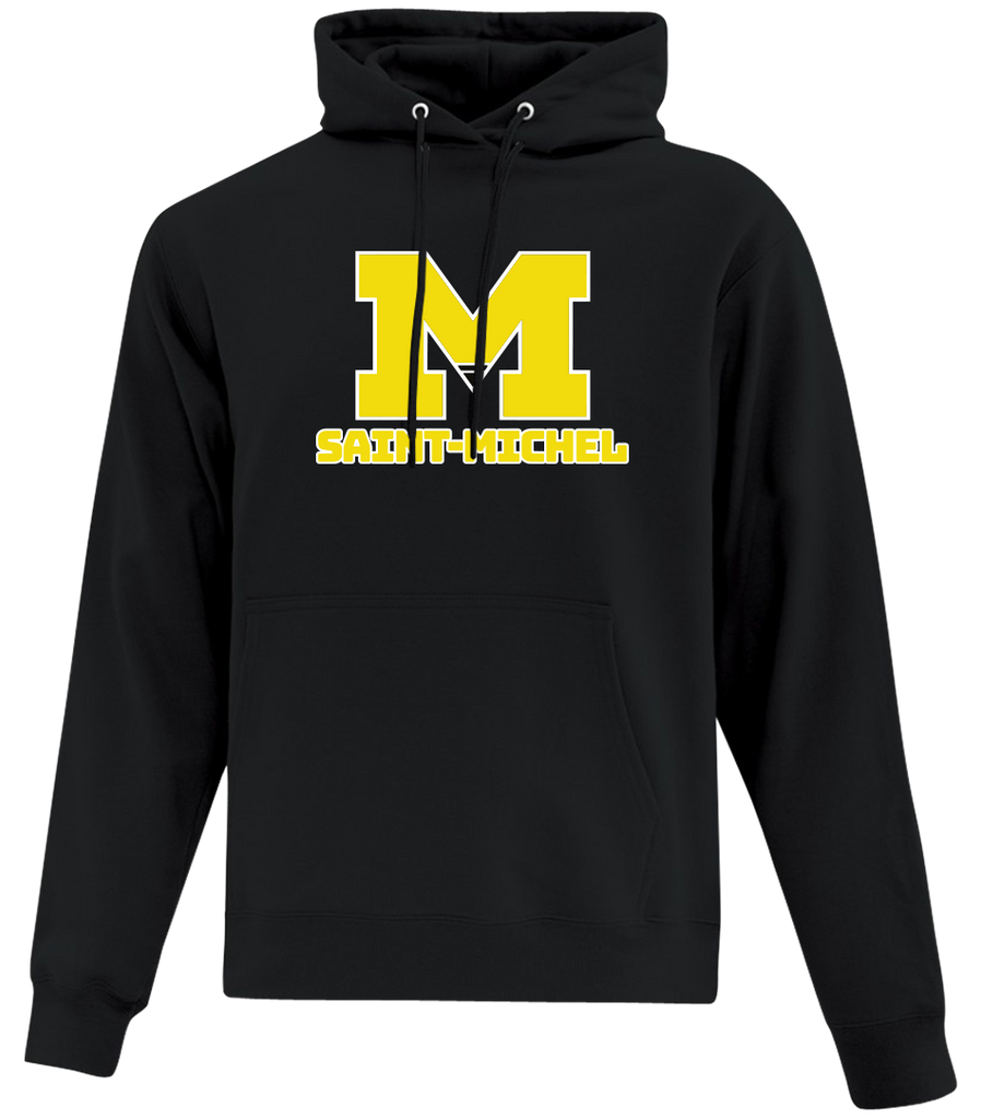 Saint-Michel Youth Cotton Pull Over Hooded Sweatshirt with Printed Logo
