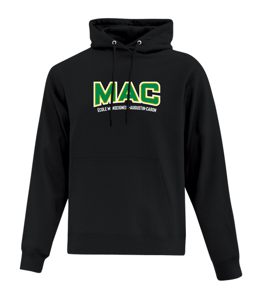 MAC Cotton Pull Over Hooded Sweatshirt with Embroidered Logo ADULT