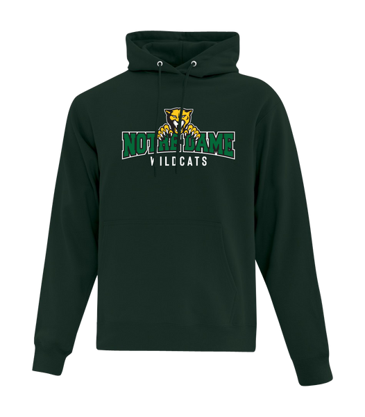 Wildcats Cotton Pull Over Hooded Sweatshirt with Embroidered Logo ADULT