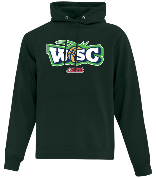 WSC Adult Cotton Pull Over Hooded Sweatshirt with Printed Logo