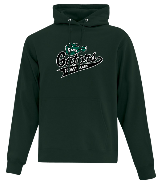 Forest Glade Youth Cotton Pull Over Hooded Sweatshirt with Printed Logo