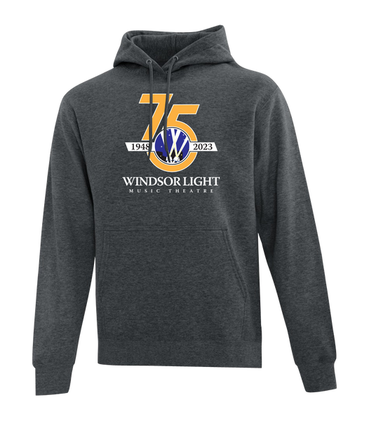 Windsor Light Music Theatre 75th Anniversary Youth Cotton Pull Over Hooded Sweatshirt with Printed Logo