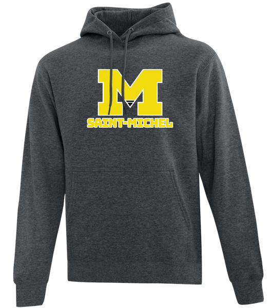 Saint-Michel Adult Cotton Pull Over Hooded Sweatshirt with Printed Logo