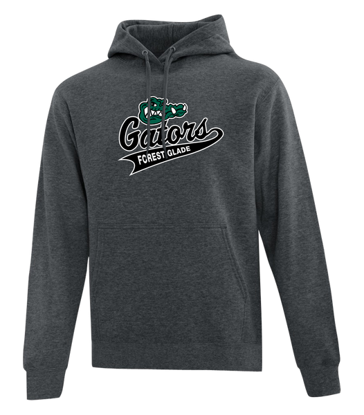 Forest Glade Youth Cotton Pull Over Hooded Sweatshirt with Printed Logo