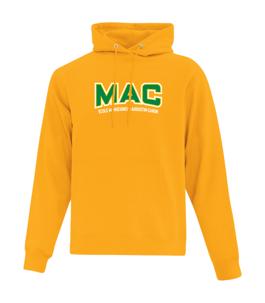 MAC Cotton Pull Over Hooded Sweatshirt with Embroidered Logo YOUTH