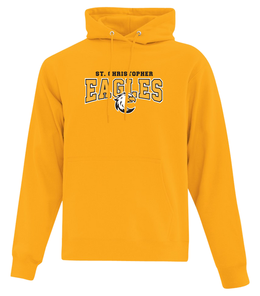 St. Christopher Youth Cotton Pull Over Hooded Sweatshirt with Printed Logo