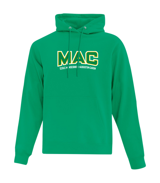 MAC Cotton Pull Over Hooded Sweatshirt with Embroidered Logo YOUTH