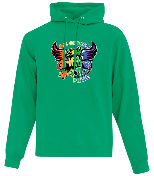 Griffins Pride Youth Cotton Hoodie with Printed Logo