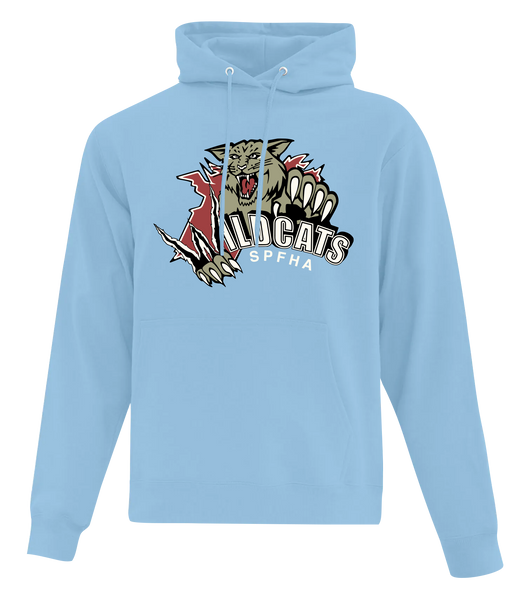 Wildcats SPFHA Youth Cotton Pull Over Hooded Sweatshirt with Printed Logo